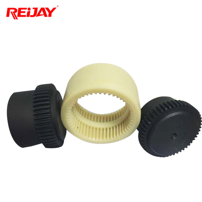 Low Noise And Unlubricated Nylon Sleeve Gear Coupling For Fan Lubrication Pump